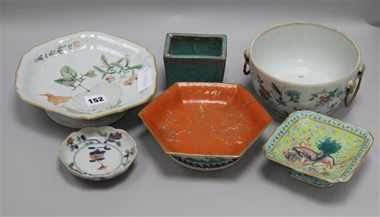 A group of 19th century Chinese ceramics